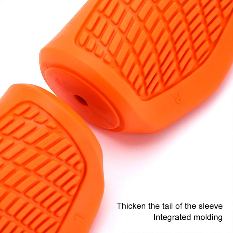 Lock-On Bicycle Handlebar Grips – Non-Slip Soft Rubber MTB Grips for 22.2mm Bars