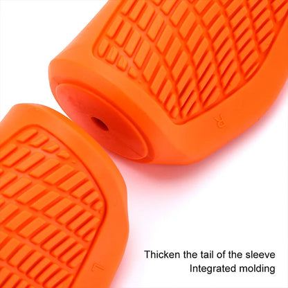 Lock-On Bicycle Handlebar Grips – Non-Slip Soft Rubber MTB Grips for 22.2mm Bars