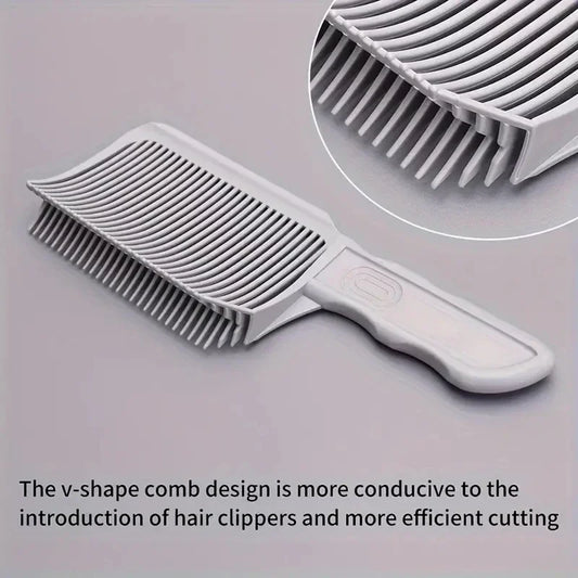 Fading Comb for Men – Professional Barber Flat Top Comb for Blending, Tapering & Fade Cuts