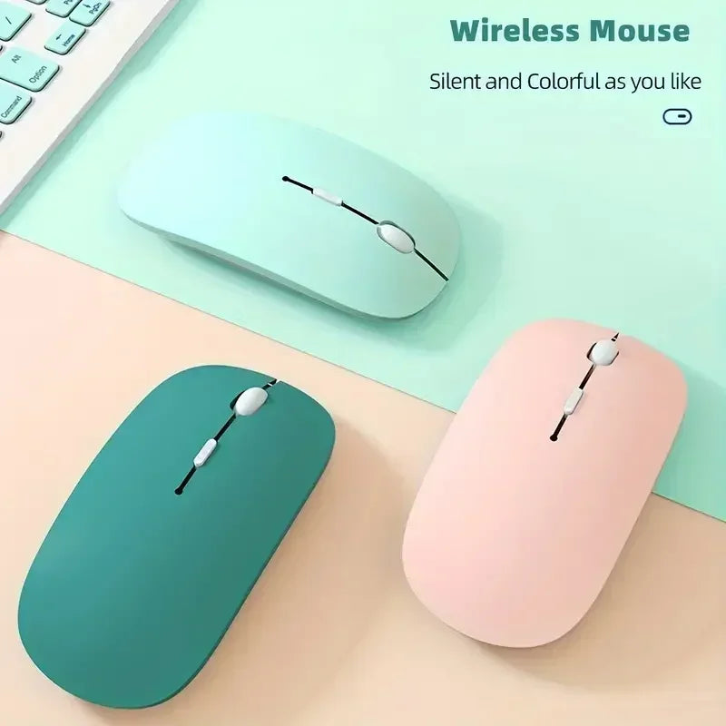 Wireless Bluetooth-Compatible Ergonomic Mouse for Laptop, iPad, Tablet, Mobile Phone – Portable Silent Click Gaming & Office Mouse