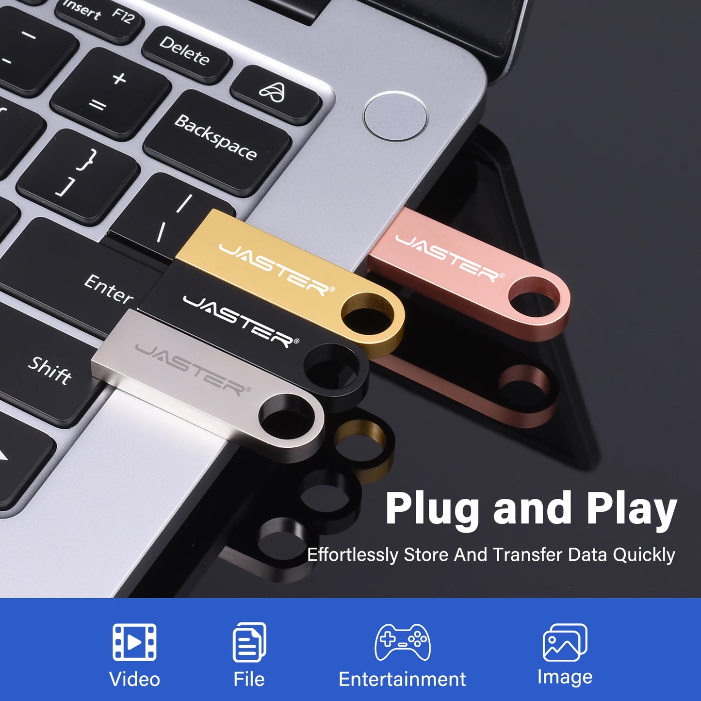 ذاكرة فلاش USB سعة 128 جيجابايت، ذاكرة فلاش USB سعة 128 جيجابايت، ذاكرة فلاش USB سعة 32 جيجابايت، ذاكرة فلاش USB معدنية سعة 4 جيجابايت، ذاكرة فلاش USB سعة 64 جيجابايت، ذاكرة فلاش USB سعة 8 جيجابايت، ذاكرة فلاش USB سعة 16 جيجابايت مع سلسلة مجانية 