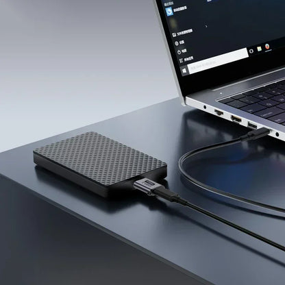 محول Micro B USB 3.0 ذكر إلى النوع C أنثى، موصل للقرص على محرك أقراص ثابتة خارجي، كابل 