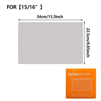 Laptop Protective Film Microfiber Dustproof Palm Keyboard Blanket Cover NotebookLaptop Screen Cloth MacBook Pro 13/15/16 lnch