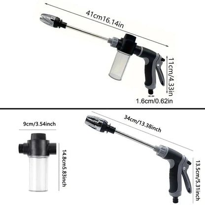 High Pressure Car Wash Water Gun Garden Water Pipe Nozzle, Multifunctional Watering Tool, Powerful Cleaning For Cars and Gardens