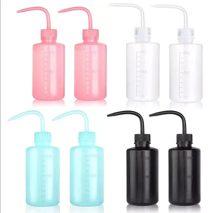 زجاجة غسل الوشم – زجاجة ضغط آمنة لشطف الماء وري النباتات