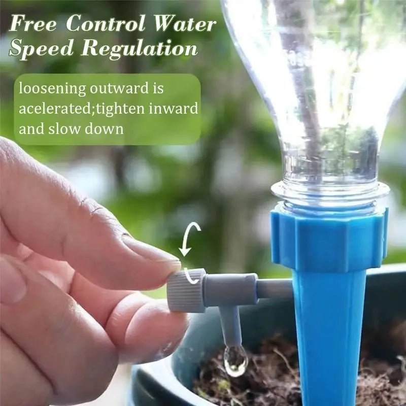 Automatic Drip Irrigation Spike System – Self-Watering Device for Flower Pots, Gardens & Greenhouses