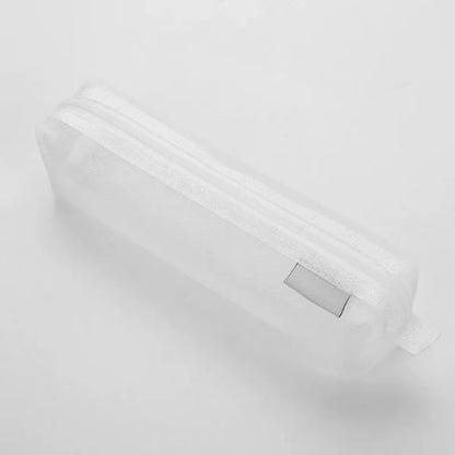 مقلمة شبكية - حافظة أقلام شفافة لتنظيم اللوازم المدرسية والمكتبية