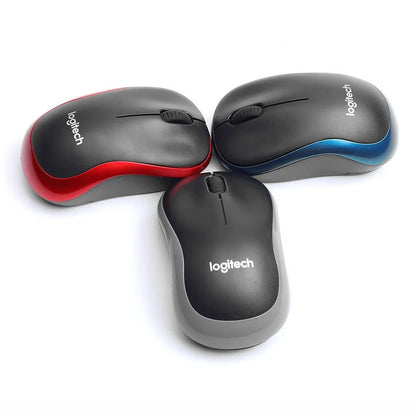 Logitech M185 Wireless Mouse 2.4GHz USB Receiver – 1000DPI Silent Optical Mouse for Windows, Mac, and Chrome OS