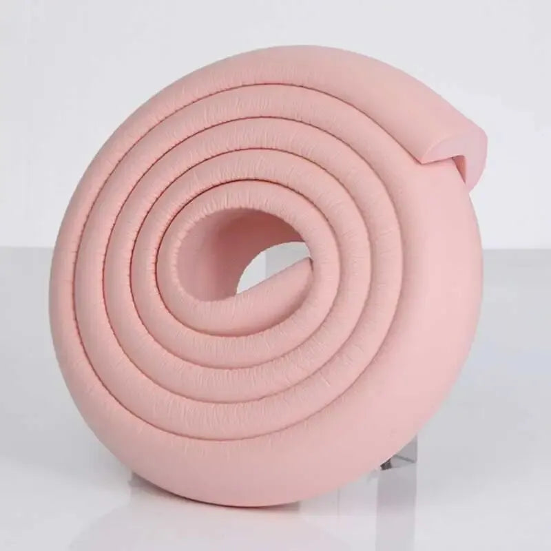 شرائط حماية زوايا الطاولة - واقيات ناعمة مضادة للصدمات لحماية الأطفال والرضع (لفة بطول مترين)