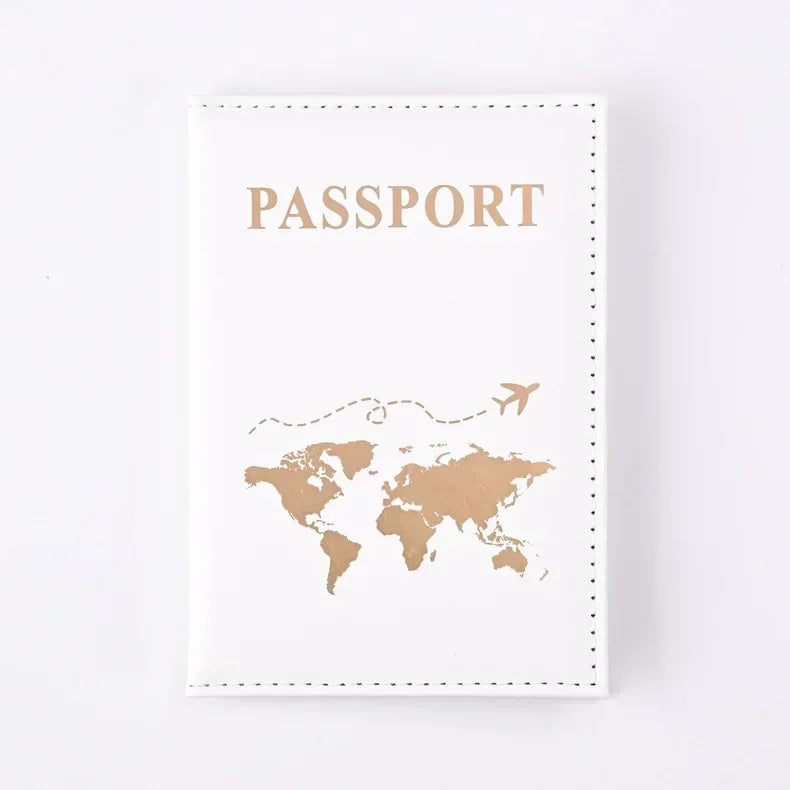 RFID Vintage Business Passport Holder – Multi-Function PU Leather Wallet for Travel