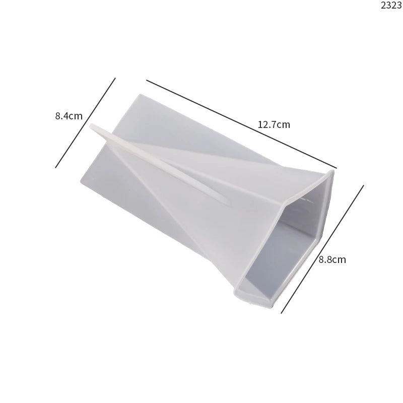 قالب سيليكون لصنع الشموع على شكل عمود روماني مخطط - أداة سيليكون لصنع الشموع بنفسك