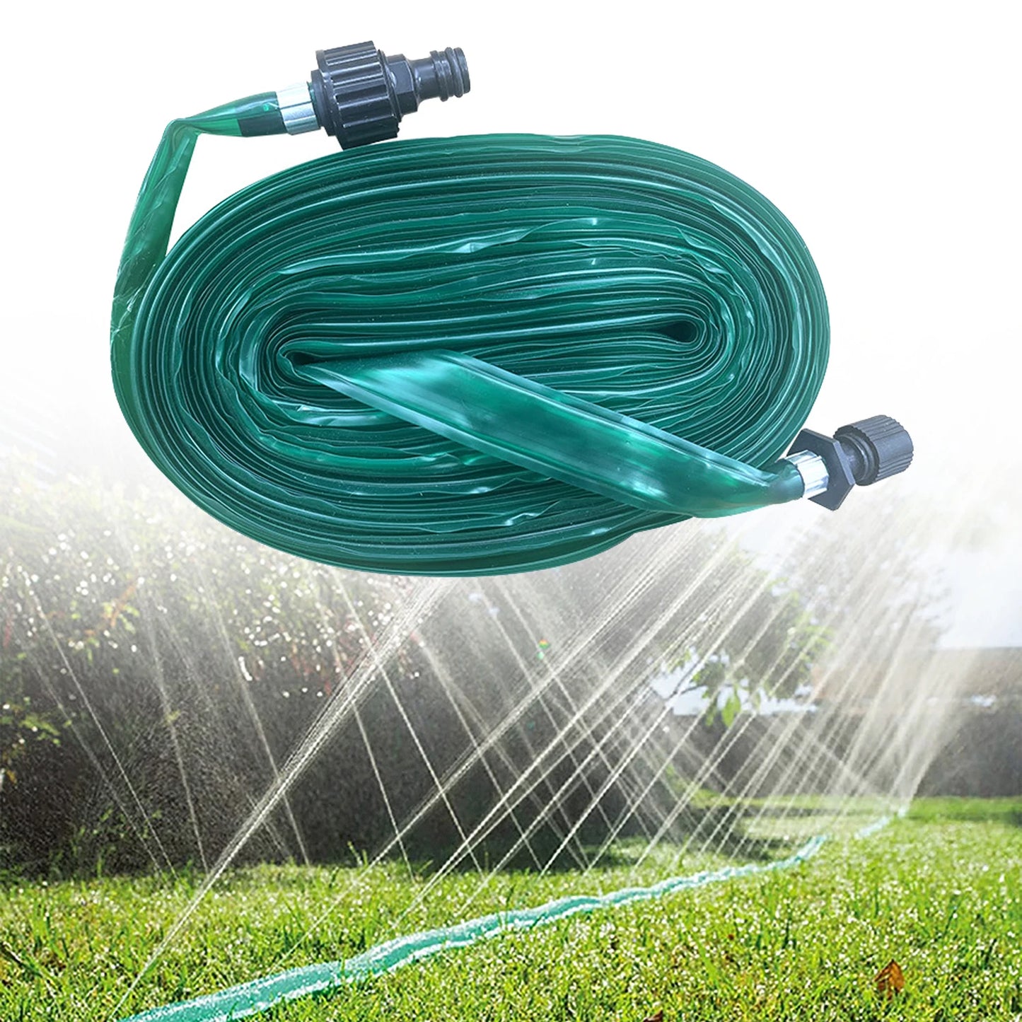 Sprinkler Soaker Hose – Flexible Drip Hose Irrigation Set for Lawn & Garden