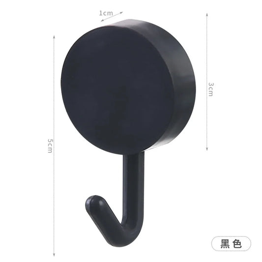 10PCS Self Adhesive Wall Hooks Strong Hold No Drilling – Multi-Color Coat, Bag, Towel Hangers for Bathroom, Kitchen & Home Storage