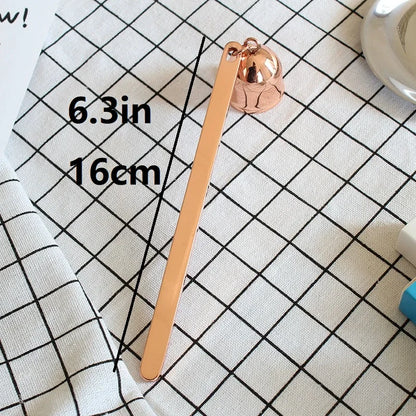 أداة إطفاء فتيل الشموع المصنوعة من الفولاذ المقاوم للصدأ - مقص محمول للعناية بالشموع وأداة خطافية