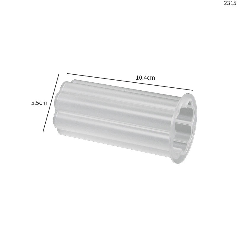 قالب سيليكون لصنع الشموع على شكل عمود روماني مخطط - أداة سيليكون لصنع الشموع بنفسك