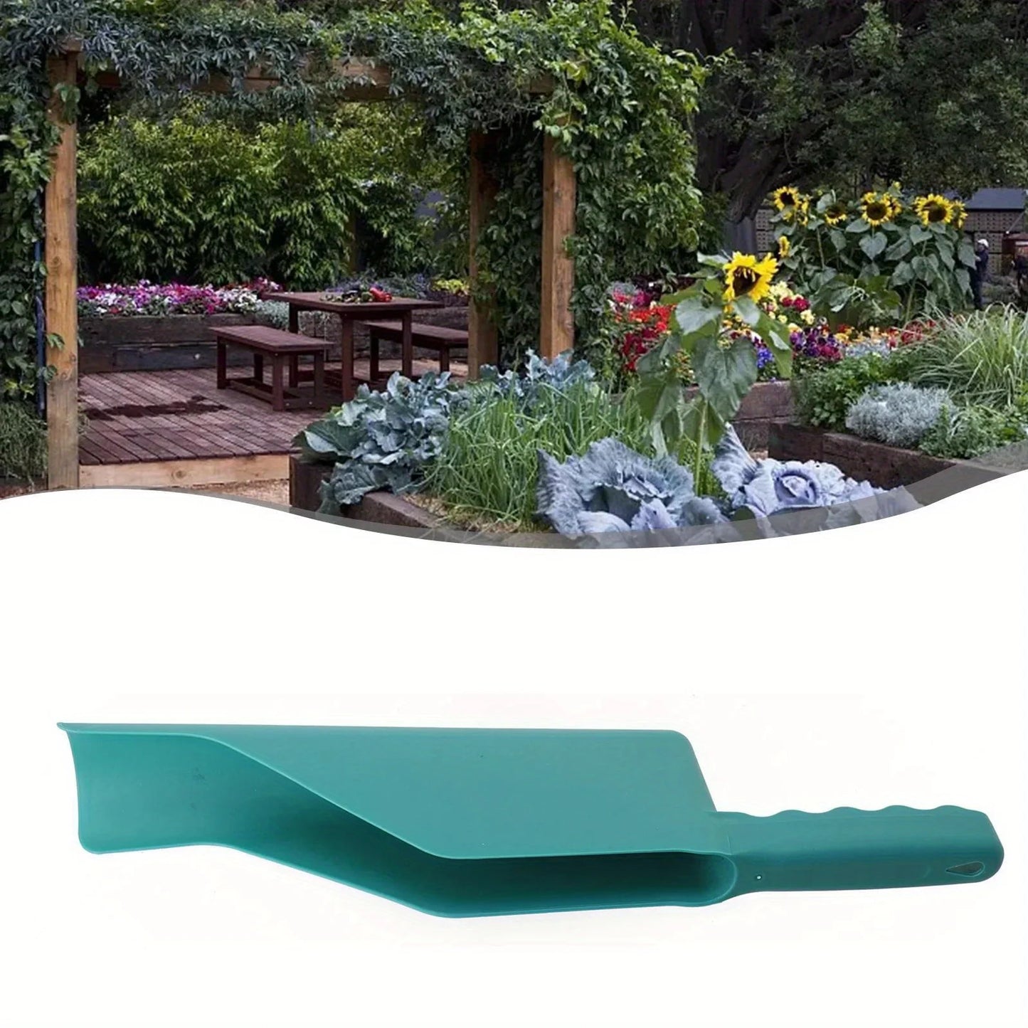 Gutter Getter Scoop – Flexible Cleaning Tool for Leaves, Dirt & Debris in Roof Gutters & Garden Eaves