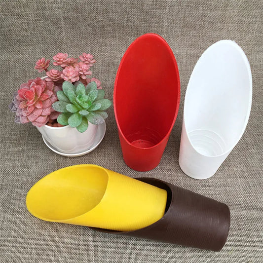 Plastic Succulent Shovel Cup – Mini Garden Tool for Soil, Bonsai & DIY Planting