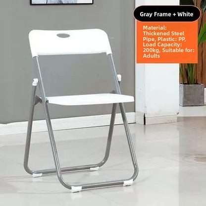 Portable Folding Chair – Simple Training Chair for Office, Dining, or Outdoor Use