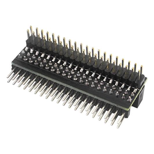 Raspberry Pi 40 Pin GPIO Extension Header Double Row Right Angle GPIO Edge Extension Connector for Pi 4B 3B+ 3B Zero 2 W