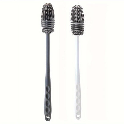 فرشاة تنظيف أكواب السيليكون، فرشاة تنظيف زجاجات الحليب، فرشاة تنظيف زجاجات المياه ذات المقبض الطويل، فرشاة تنظيف الأكواب الزجاجية، أدوات تنظيف المطبخ 