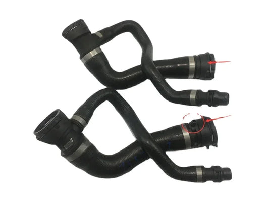 Upper Radiator Hose W/Vent Hose 3Way Hose for 07-10 BMW E70 X5 3.0si 17127537107