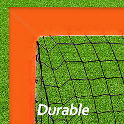 شبكة مرمى كرة قدم قابلة للطي - مجموعة تدريب كرة قدم للأطفال في الحديقة مع حقيبة حمل