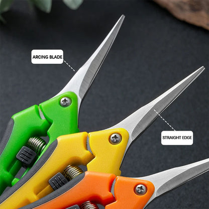 AIRAJ 7-Inch Pruning Scissors – Garden Shears for Bonsai, Fruit, and Weeds