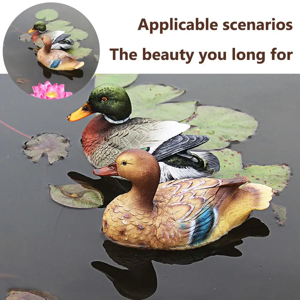 Mandarin Duck Courtyard Pond Floating Swan Animal Decoration Simulation Decoration Garden Simulation Mandarin Duck Decoration
