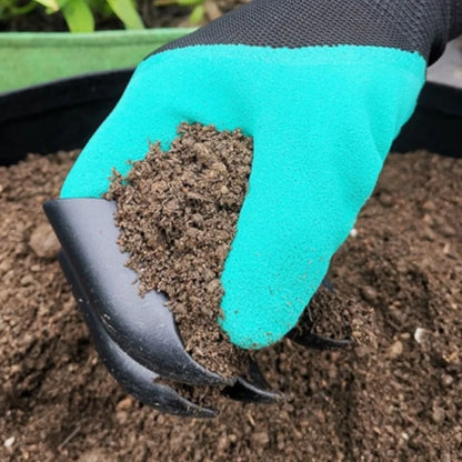 قفازات حديقة قابلة للتهوية مزودة بمخالب - قفازات مقاومة للثقب للحفر والزراعة