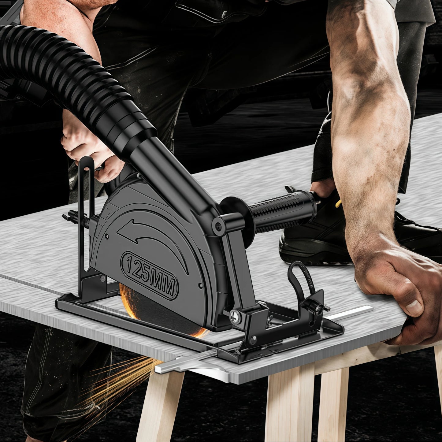 حامل جلاخة زاوية قابل للتعديل بزاوية 45 درجة، ملحقات جلاخة زاوية، قطع وتجويف آمن، متعدد الوظائف، مانع للانزلاق، مريح