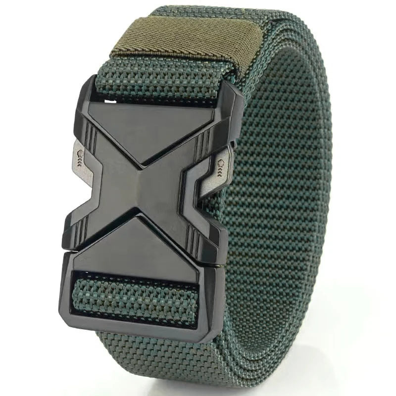 Men’s Tactical Sports Belt – Adjustable Quick Release Belt for Outdoor Training, Hiking & Mountaineering