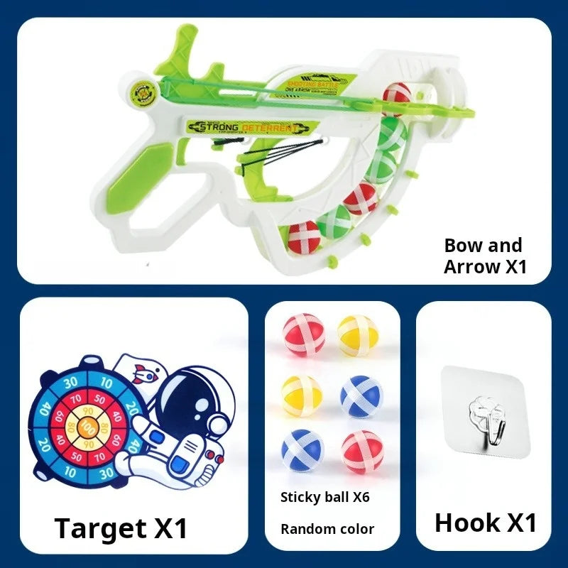 Montessori Throw Sport Slingshot Target – Sticky Ball Dartboard Basketball Outdoor Educational Game