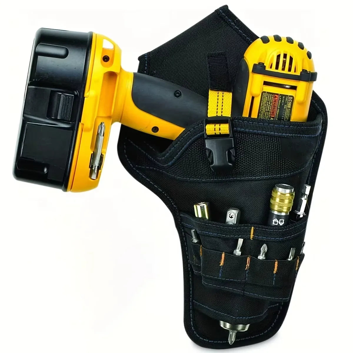 Multi-Functional Waterproof Drill Holster Waist Tool Bag – Power Tool Holder for Cordless Drill, Hammer & Screwdriver