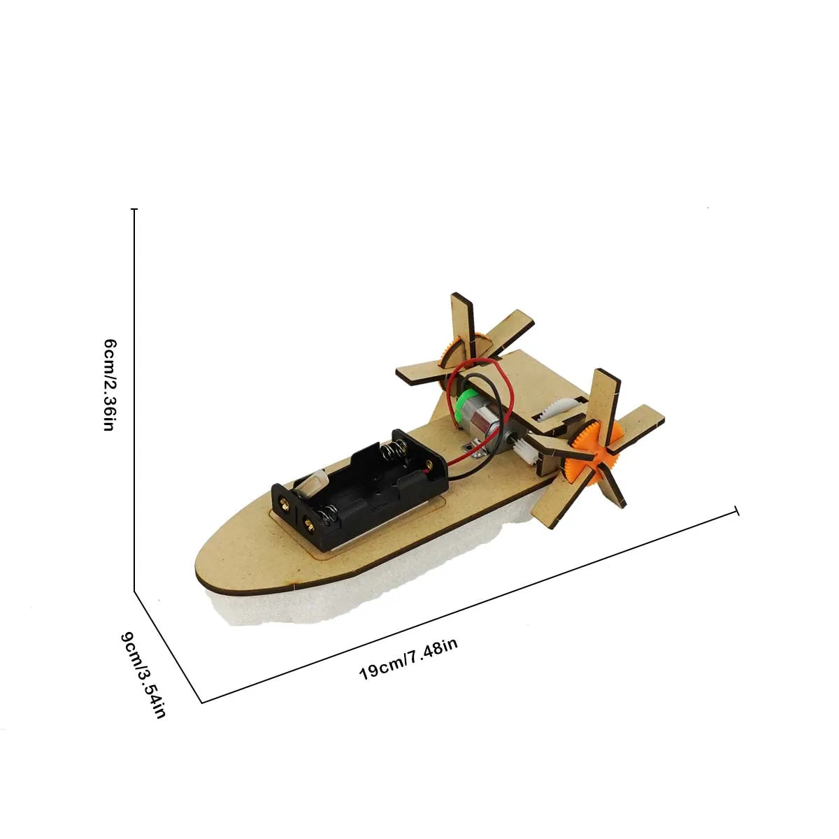 DIY Wooden STEM Science Experiment Kit – 3D Puzzle & Assembly Set for Kids