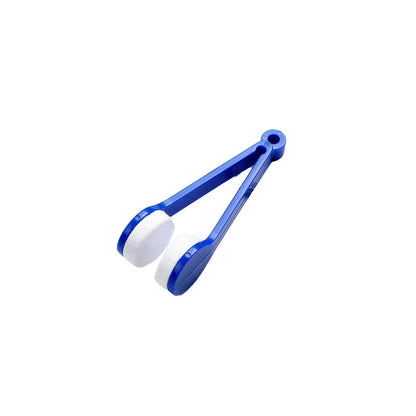 فرشاة تنظيف النظارات المصنوعة من الألياف الدقيقة - منظف عدسات محمول للنظارات والنظارات الشمسية والاستخدام أثناء السفر