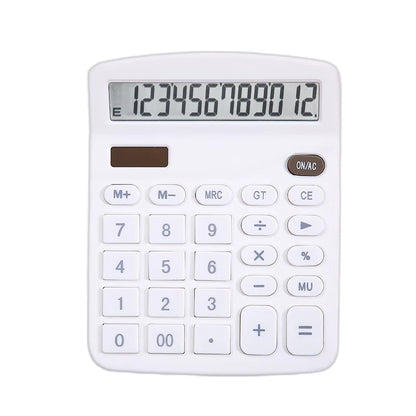 12-Digits Electronic Calculator – Solar & Battery Dual Power Supply Calculator for Home, Office, School & Financial Accounting