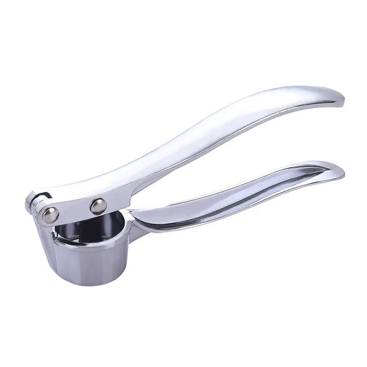 Stainless Steel Garlic Press Crusher – Manual Garlic Mincer & Squeezer for Kitchen Use