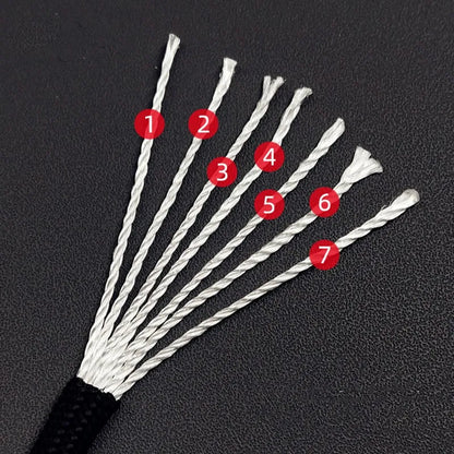 5/15/30m Paracord Rope 7 Strand 4mm Military Tactical 550 Parachute Cord Camping Accessories Outdoor Survival DIY Bracelet Line