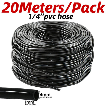 وصلات الري بالتنقيط ذات الأسنان 4/7 مم - وصلات خراطيم الأنابيب 1/4 بوصة للحدائق والمروج وأصص الزهور (1-50 قطعة)