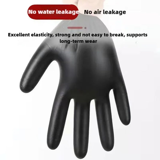 Disposable Nitrile Waterproof Gloves – Powder-Free Kitchen & Household Cleaning Gloves for Dishwashing & Pet Care