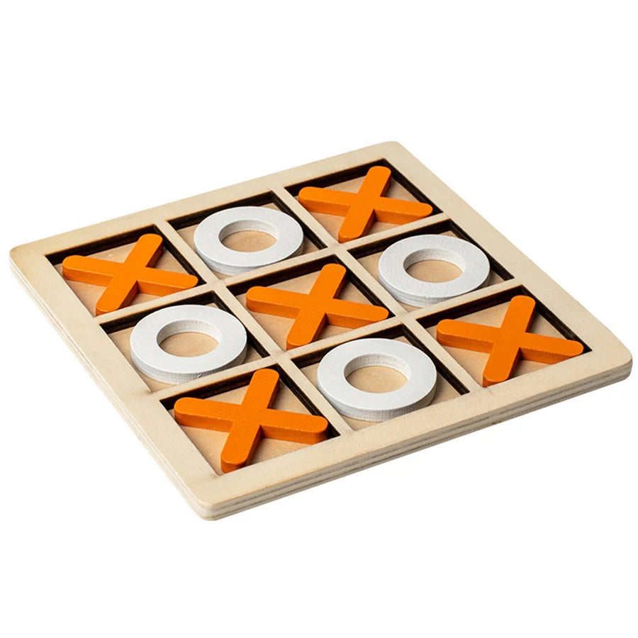 Montessori Wooden Mini Chess Game – Educational Puzzle Toy for Kids & Early Learning