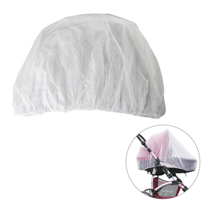 Baby Mosquito Net for Stroller Durable Polyester Infant Net Elastic Edging Fits Most Strollers Protection from Insects