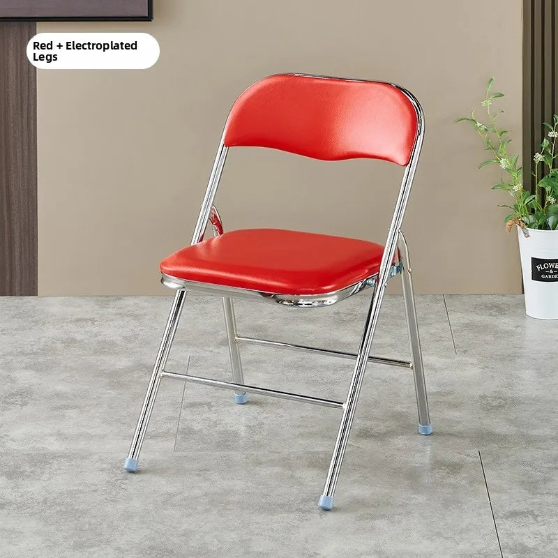 Portable Folding Chair – Simple Training Chair for Office, Dining, or Outdoor Use