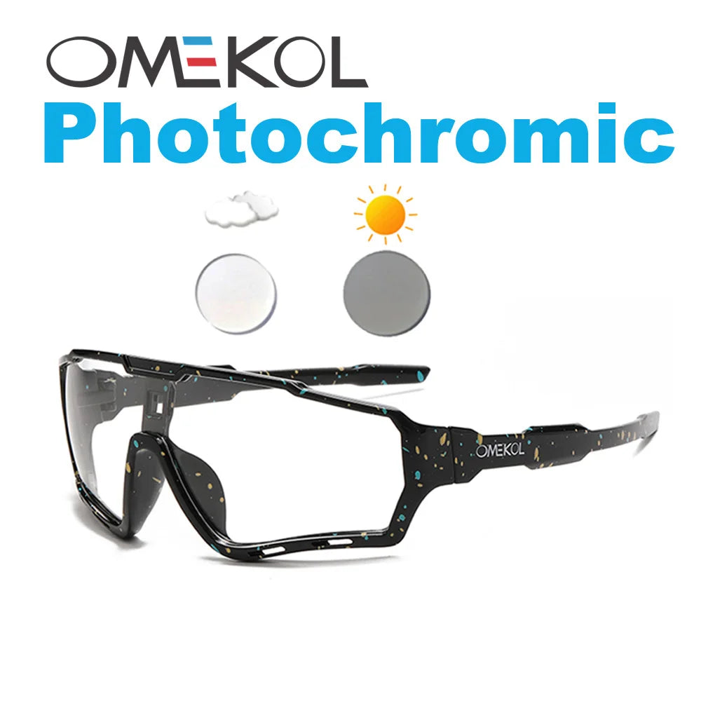 Brand New Photochromic MTB Bicycle Eyewear – Men & Women Cycling Sports Sunglasses