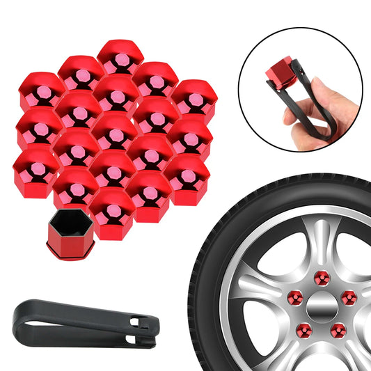 20PCS /21/19/17mm Car Wheel Nut Caps Protection Covers Caps Anti-Rust Auto Hub Screw Cover Car Tyre Nut Bolt Exterior Decoration