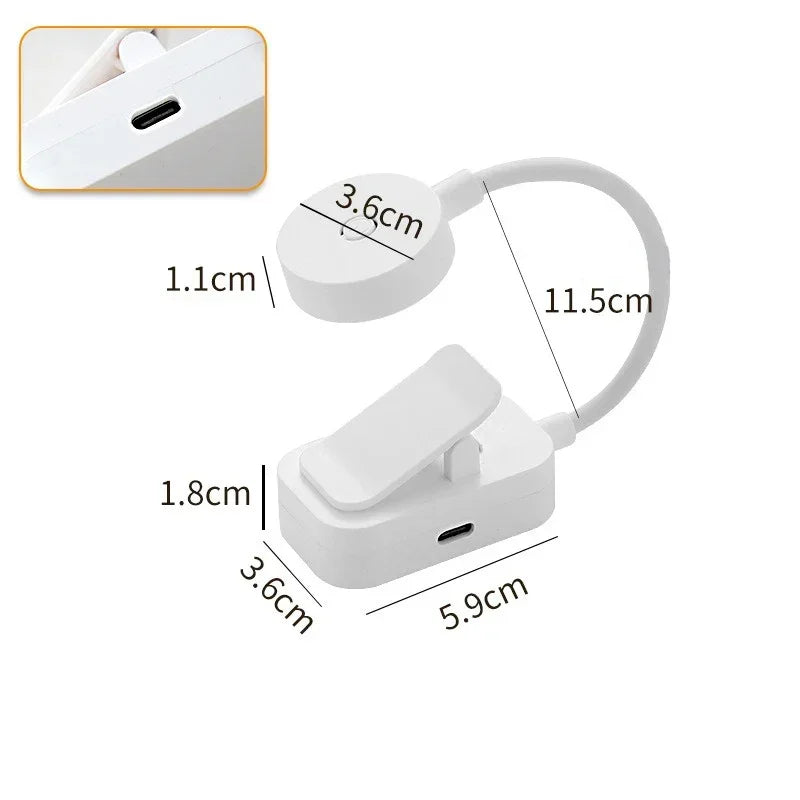 Portable LED Book Lamp – Clip-On Reading Light with 3 Color Modes & Eye Protection for Bedside, Study, Bedroom & Students