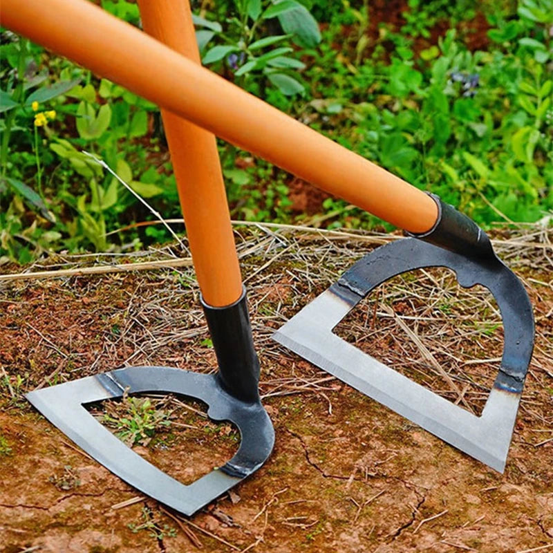 Hollow Steel Weeding Hoe – Labor-Saving Garden Tool for Soil Loosening & Farming