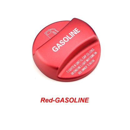 غطاء تعبئة زيت مزخرف لخزان وقود السيارات (بنزين، ديزل، بنزين، ديزل) باللونين الأحمر والأزرق، مناسب لجميع سيارات BMW الفئة 1، 2، 3، 4، 5، 7 