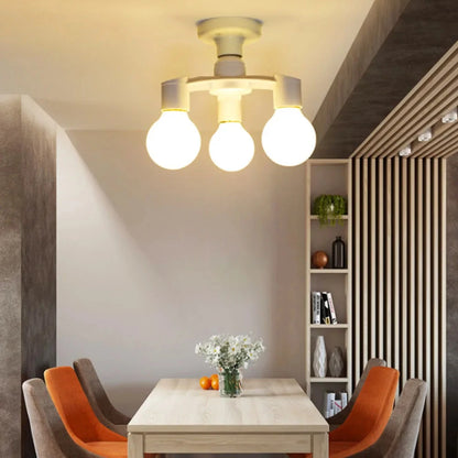 محول مقسم مقبس E27 - محول قاعدة مصباح E27 إلى E27 ثنائي/ثلاثي/رباعي/خماسي/سداسي لمصابيح LED وCFL 