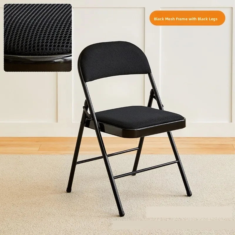Portable Folding Chair – Simple Training Chair for Office, Dining, or Outdoor Use